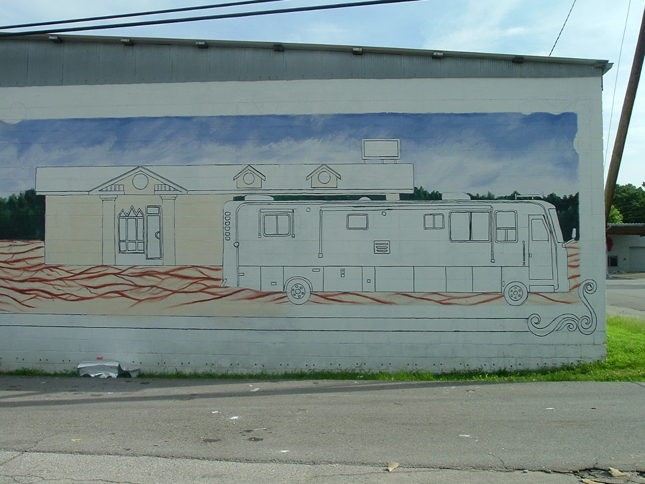 Red Bay mural detail